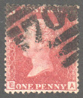 Great Britain Scott 33 Used Plate 78 - EA - Click Image to Close